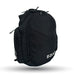 Black premium versatile backpack with multiple compartments and padded shoulder straps.