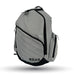 Gray premium versatile backpack with multiple compartments and padded shoulder straps.